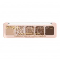 Divage Тени Для Век В Палетке M&Ch Palette Symbolism Of Colors Marble&chocolate